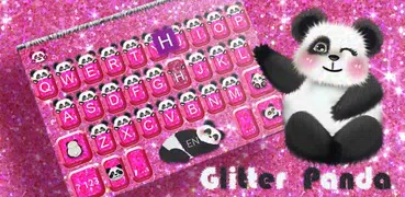 Hot Pink Panda keyboard Theme