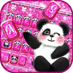 Скачать Тема Hot Pink Panda–классная к APK