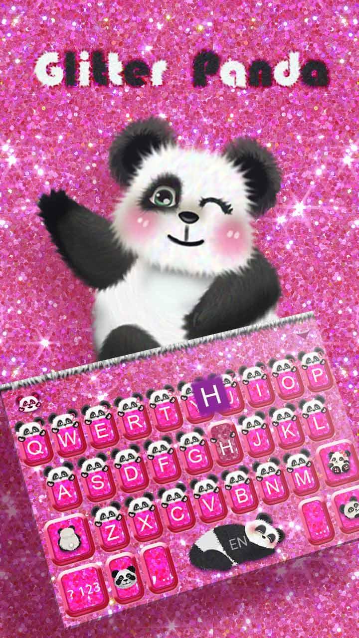 Tema Berlian Hot Pink Panda Keyboard Keren For Android APK Download