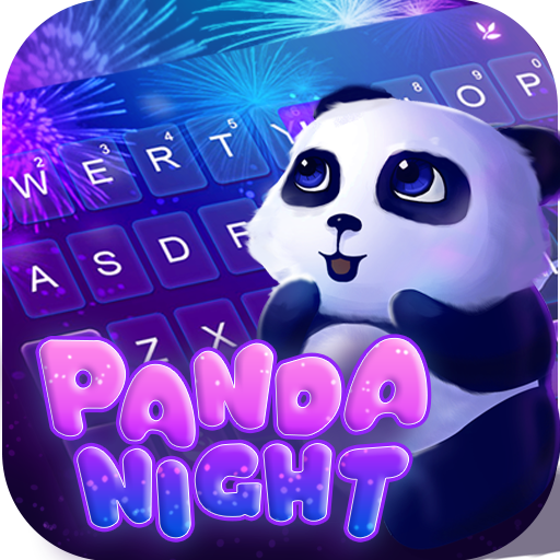 Panda Night Keyboard Theme