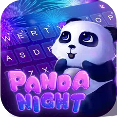 Panda Night Tastatur-Thema APK Herunterladen