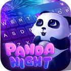 Thème de clavier Panda Night icône