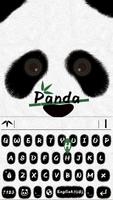 Cute Panda Keyboard Theme poster