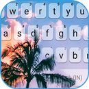 Palm Tree Sky Tastaturhintergr APK