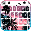 Palm Tree Sunset Tastaturhinte
