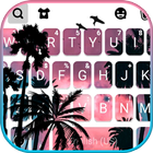 خلفية الكيبورد Palm Tree Sunse أيقونة