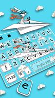 Fundo do Teclado Paper Plane imagem de tela 1