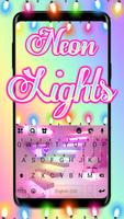 Tema Keyboard Party Lights Cartaz