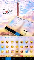 Teclado Paris Tower Sky imagem de tela 2