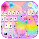 Fond de clavier Parrot Love APK