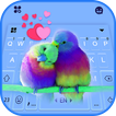 خلفية الكيبورد Parrots Love