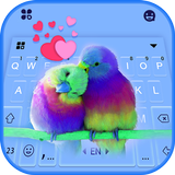 خلفية الكيبورد Parrots Love أيقونة