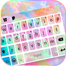 Pastel Clouds Sky Keyboard Bac APK