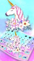 Pastel Unicorn Themen Plakat
