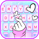 Thème de clavier Pastel Love APK