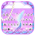 Tema Keyboard Pastel Mermaid T ícone