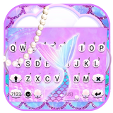 Tema Keyboard Pastel Mermaid T ícone
