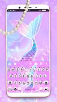 Tema Keyboard Pastel Mermaid T Cartaz