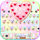 Pastel Sweet Cookie Klavye Ark APK