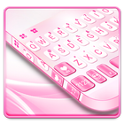 Tema Keyboard Pastel Pink Hear ícone