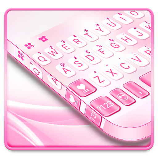 Pastel Pink Heart 主題鍵盤