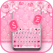 خلفية الكيبورد Pearl Pink Rose