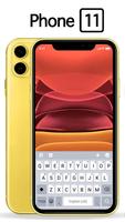 最新版、クールな Phone11 のテーマキーボード スクリーンショット 1