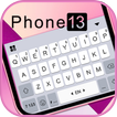 Fundo do Teclado Phone 13 Pink