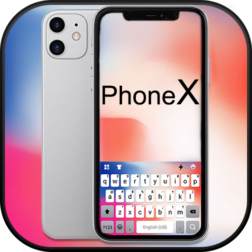 最新版、クールなPhone Xのテーマキーボード