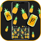 Pineapple Party Tastaturhintergrund Zeichen