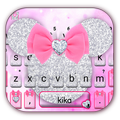 Pink Minny Bow Keyboard Theme