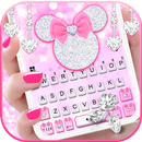 Pink Minny Bow Teclado APK