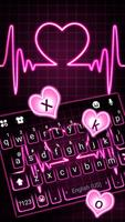 Theme Pink Neon Heart screenshot 1