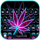 Pink Neon Weed icono