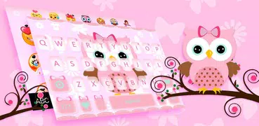 Pink Owl 主題鍵盤