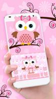 Teclado Pink Owl Cartaz