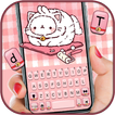 Hình nền bàn phím Pink Bunny Kitten