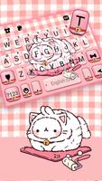 Hình nền bàn phím Pink Bunny Kitten ảnh chụp màn hình 1