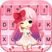 Tema Keyboard Pink Baby Girl