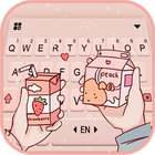 Fond de clavier Pink Berry Che icône