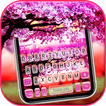 Pink Blossom Tree Keyboard Bac
