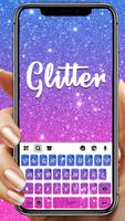 Pink Blue Glitter poster
