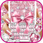 тема Pink Bow Diamond иконка