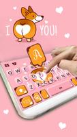 Fundo do Teclado Pink Cute Cor imagem de tela 1