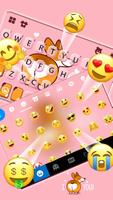 Fundo do Teclado Pink Cute Cor imagem de tela 3