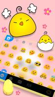 Tema Keyboard Pink Cute Bunny  screenshot 2