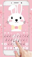 Thème de clavier Pink Cute Bun Affiche