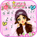 Teclado Pink Cute Girl APK