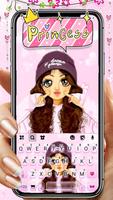 Pink Cute Girl Plakat