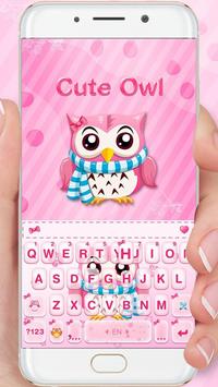 Pink Cute Owl screenshot 1